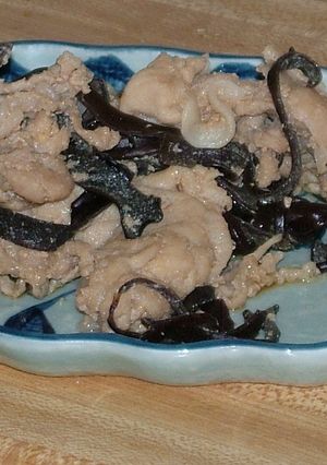 豚肉ときくらげのニンニク炒め-レシピのメイン写真