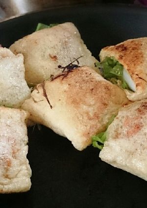 明太子キムチ納豆味豚肉とネギのはさみやき-レシピのメイン写真