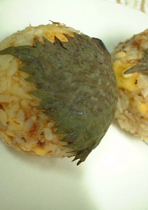 ちーずおかかの焼きおにぎり-レシピのメイン写真