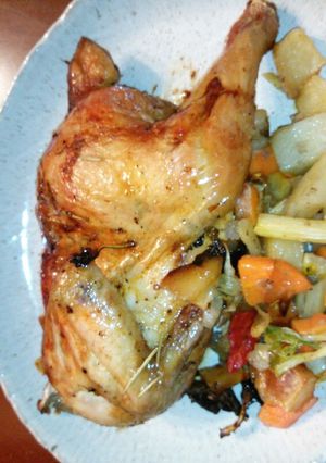 鳥の丸焼き-レシピのメイン写真