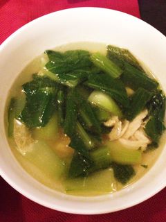 ささみと青梗菜の中華スープ-レシピのメイン写真