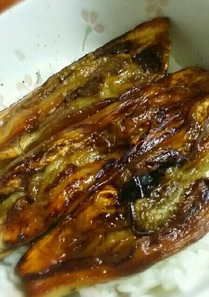 茄子の蒲焼き丼-レシピのメイン写真