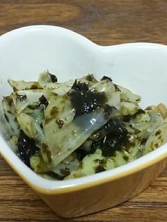 きゃべつと海苔の佃煮和え-レシピのメイン写真