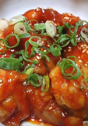 鶏もも肉deヤンニョムチキン-レシピのメイン写真