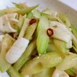 イカとセロリの中華風炒め♪