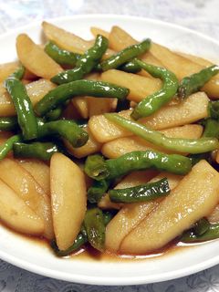 簡単!ひもとうがらし&じゃがいも☆炒め煮-レシピのメイン写真