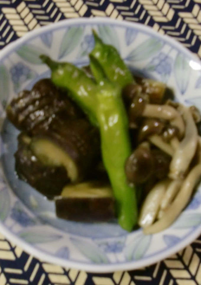 しめじと秋茄子の煮物-レシピのメイン写真