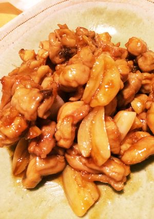 簡単、美味しい、鶏肉のニンニク甘酢煮-レシピのメイン写真