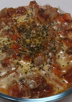 トマトソース炒めのチーズのせ♪-レシピのメイン写真