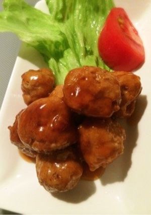 豆腐入り甘酢あんミートボール-レシピのメイン写真
