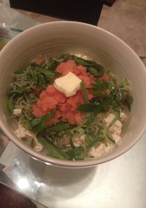 【簡単・絶品】明太子と豆腐のバターご飯-レシピのメイン写真