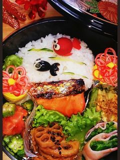 お弁当に!カリカリ小梅で簡単 金魚-レシピのメイン写真