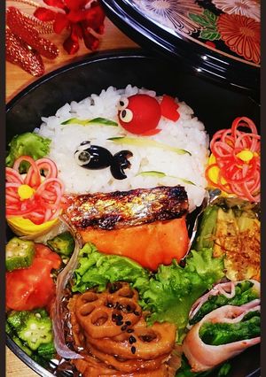 お弁当に！カリカリ小梅で簡単 金魚-レシピのメイン写真