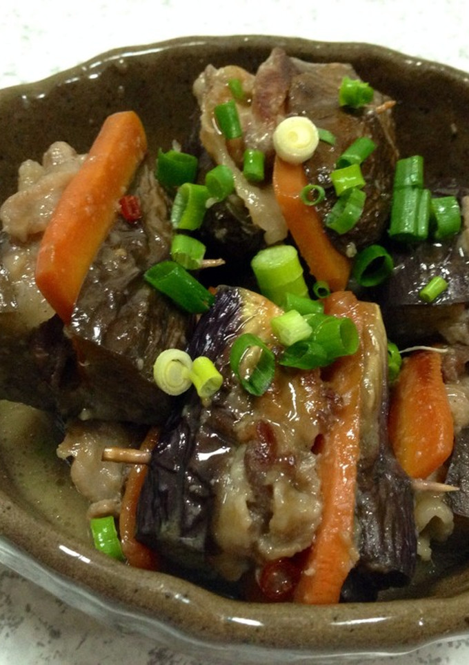 ☆なすと豚肉のはさみ煮☆-レシピのメイン写真