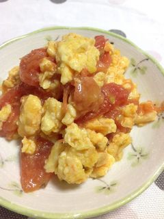トマトと玉子の中華風炒め-レシピのメイン写真