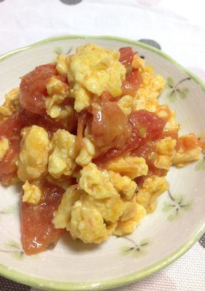 トマトと玉子の中華風炒め-レシピのメイン写真