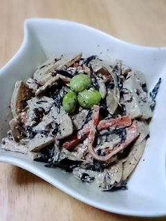 *ひじきと鶏と根菜のきんぴらサラダ*-レシピのメイン写真