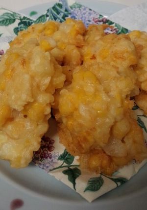 新鮮もろこしで作る簡単かき揚げ！-レシピのメイン写真