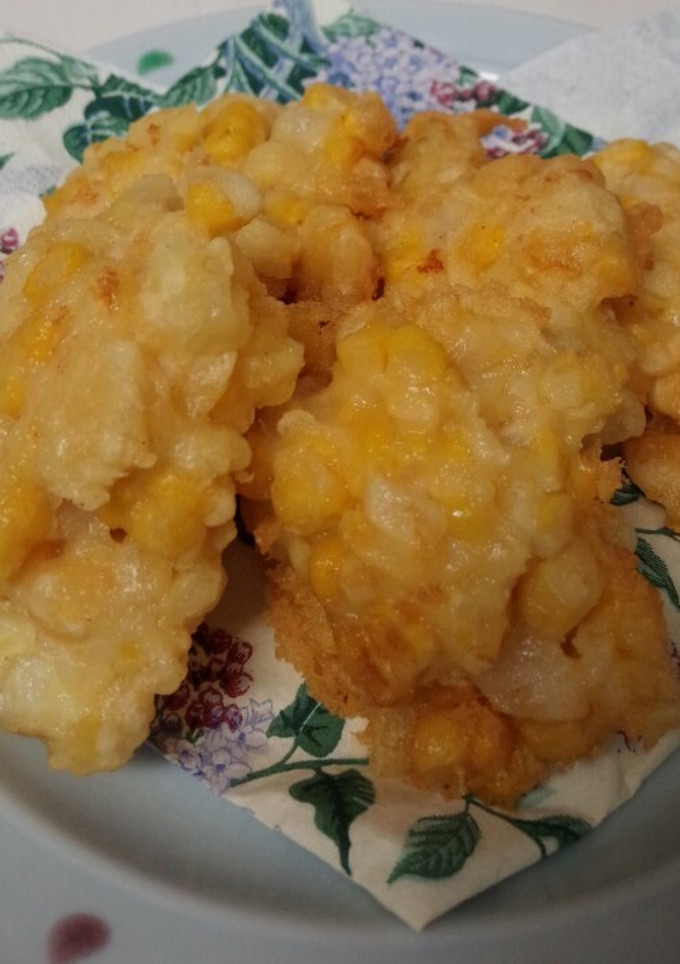 新鮮もろこしで作る簡単かき揚げ！-レシピのメイン写真