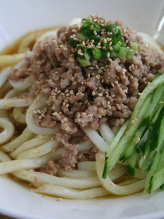 ひんやりカレーうどん~アツアツそぼろのせ-レシピのメイン写真