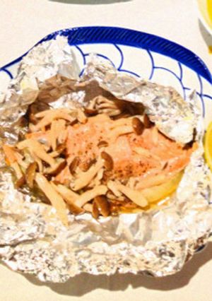 秋鮭と真白たまねぎのホイル焼き☆-レシピのメイン写真
