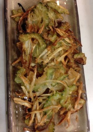 ゴーヤとごぼう、玉ねぎのかきあげ-レシピのメイン写真