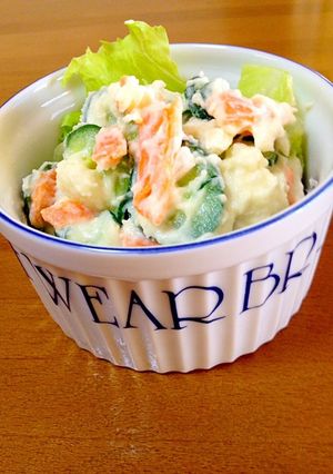 簡単キュウリ好きのポテトサラダ-レシピのメイン写真