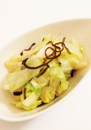 キャベツ塩昆布あえ-レシピのメイン写真