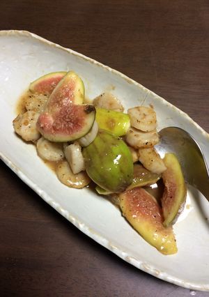 いちじくとほたてのバター炒め-レシピのメイン写真