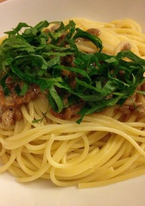 簡単！納豆パスタ-レシピのメイン写真