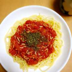 しらすトマトソースパスタ-レシピのメイン写真