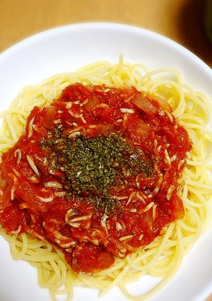 しらすトマトソースパスタ-レシピのメイン写真