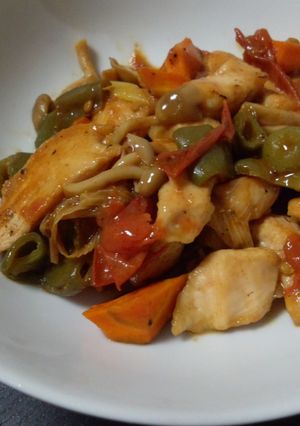 ☆簡単♪鶏むね肉と野菜の甘酢炒め☆-レシピのメイン写真