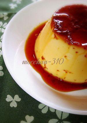手作りプリン＊材料は３つだけ。全卵使用-レシピのメイン写真