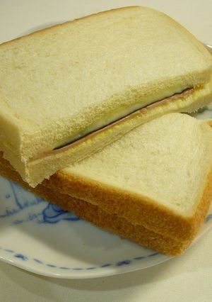 忙しい朝に！HOTチーズ海苔サンド-レシピのメイン写真