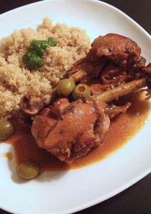 ライムとガーリックで鶏肉の煮込み-レシピのメイン写真