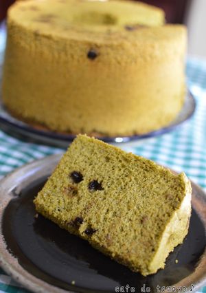 抹茶シフォンケーキ＊BPなし-レシピのメイン写真