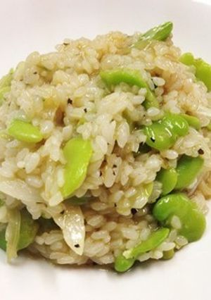 プロの味！そら豆のリゾット♪-レシピのメイン写真