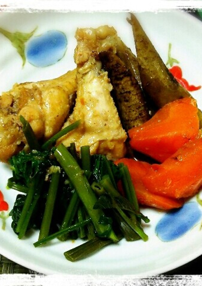 手羽元と根菜のうま煮-レシピのメイン写真