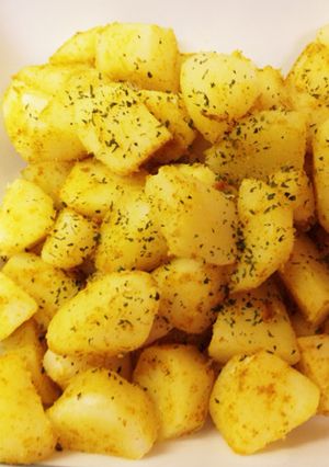 カレー味の粉ふき芋-レシピのメイン写真