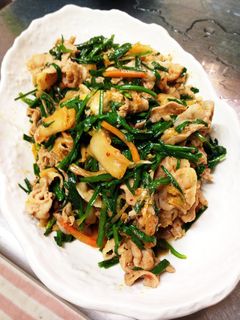 ニラたっぷり豚キムチ-レシピのメイン写真
