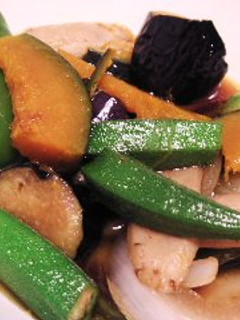 揚げ野菜のめんつゆ漬け-レシピのメイン写真