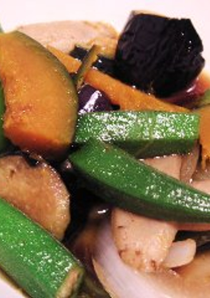 揚げ野菜のめんつゆ漬け-レシピのメイン写真