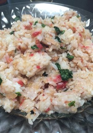 超簡単 ！梅しそシーチキンの炒飯-レシピのメイン写真