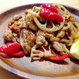 豚と野菜の味ぽんエスニック風♪