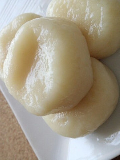 水を使わずプルプル豆腐白玉団子-レシピのメイン写真