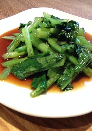 香味ペースト（醤油）で小松菜踊る！-レシピのメイン写真