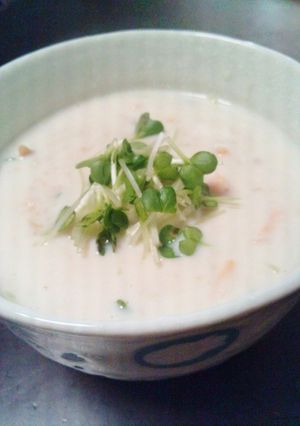 《時短朝食》オートミールの豆乳粥ベース-レシピのメイン写真