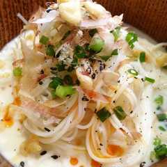 รูปของ 時短☆豆乳そうめん☆
