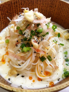 時短☆豆乳そうめん☆-レシピのメイン写真
